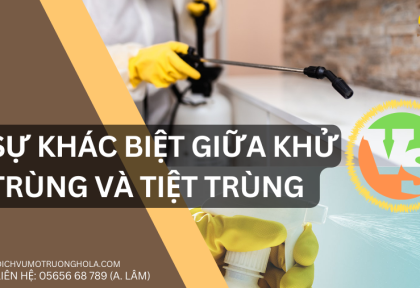 Sự Khác Biệt Giữa Khử Trùng và Tiệt Trùng