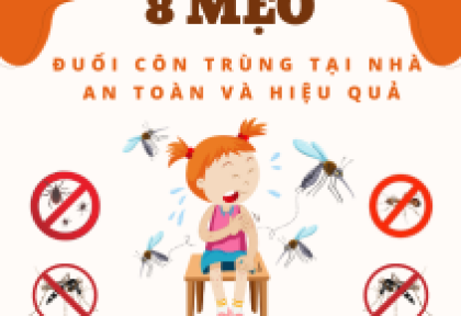 8 mẹo đuổi côn trùng tại nhà an toàn và hiệu quả