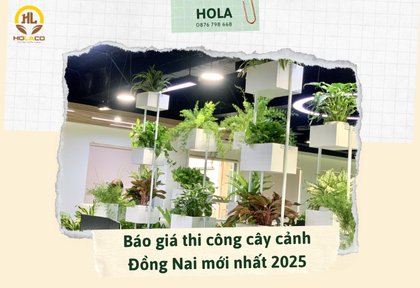 Bảng báo giá thi công cây cảnh tại Đồng Nai mới nhất 2025