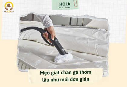 Mẹo giặt chăn ga thơm lâu như mới – Đơn giản mà hiệu quả