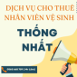 Dịch Vụ Cung Cấp Nhân Viên Vệ Sinh Tại Thống Nhất
