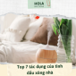 Top 7 tác dụng của tinh dầu xông nhà