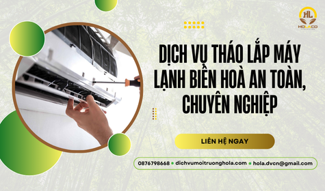 Dịch vụ tháo lắp máy lạnh Biên Hoà an toàn, chuyên nghiệp