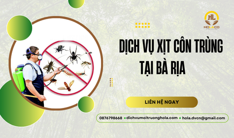 Dịch vụ xịt côn trùng tại Bà Rịa hiệu quả, an toàn