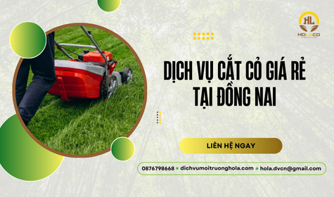 Dịch vụ cắt cỏ tại Đồng Nai giá rẻ, chuyên nghiệp
